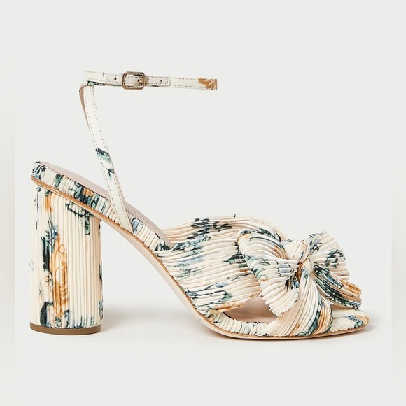 Loeffler Randall Camellia Heeled Shoes in Nova Floral Size 10 - Picture 1 of 9